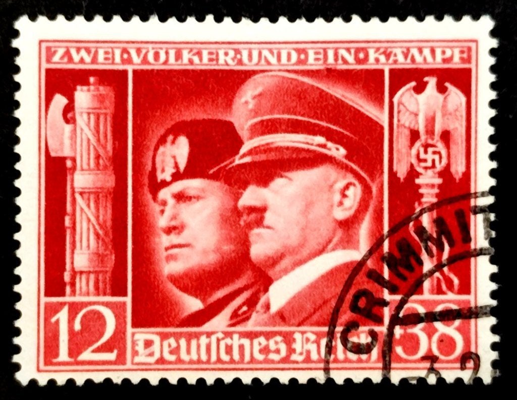 Dt.Reich: "Duits-Italiaanse wapenbroederschap" 1941, Enlèvement ou Envoi, Autres périodes, Affranchi