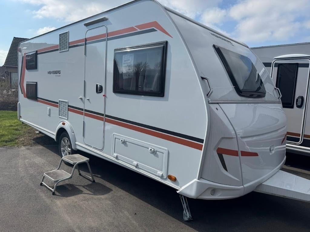 Weinsberg CaraOne 550 UK 4 tot 6 pers incl mover, Caravans en Kamperen, Caravans, Rondzit, 7 tot 8 meter, Bedrijf, Knaus