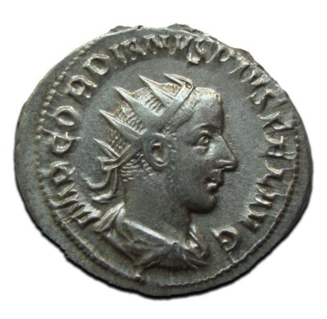Romeinse Rijk - Gordianus III (Antoninianus, 242 AD), Ophalen of Verzenden, Overige landen, Losse munt, Zilver