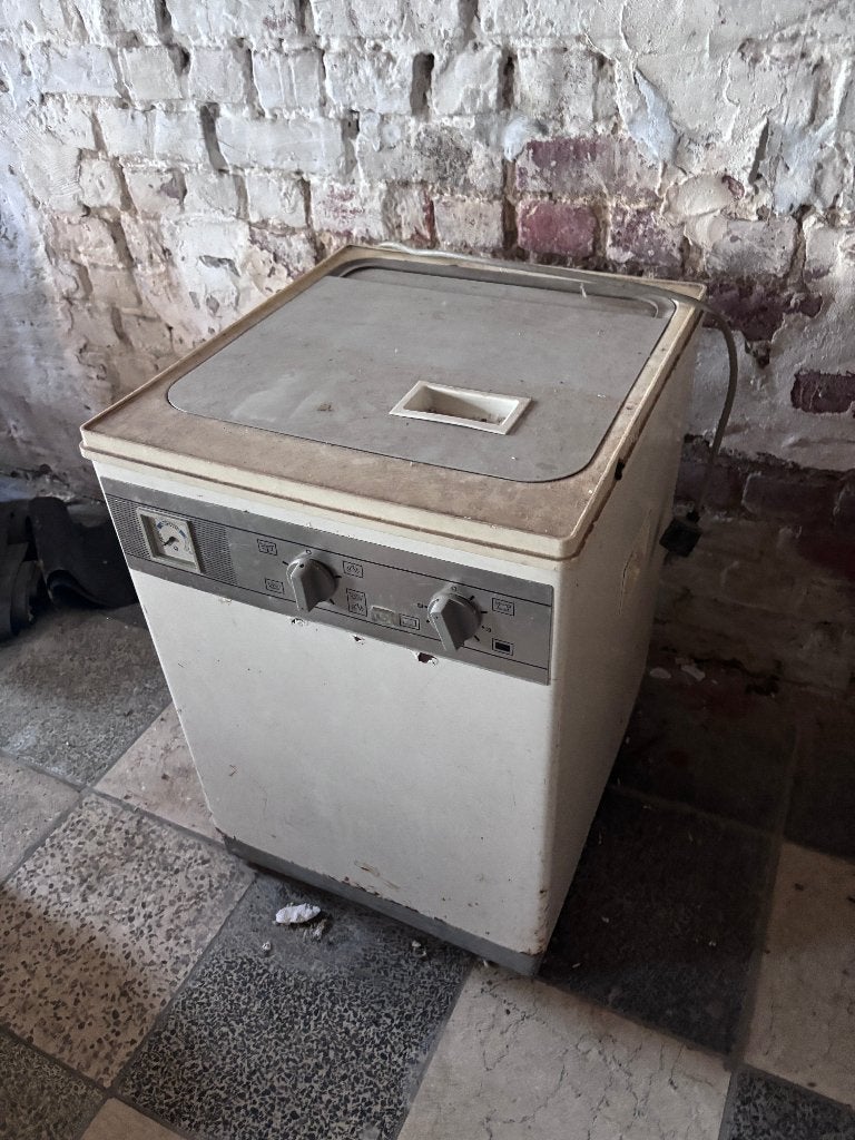 Vintage bovenlader wasmachine – retro, Ophalen