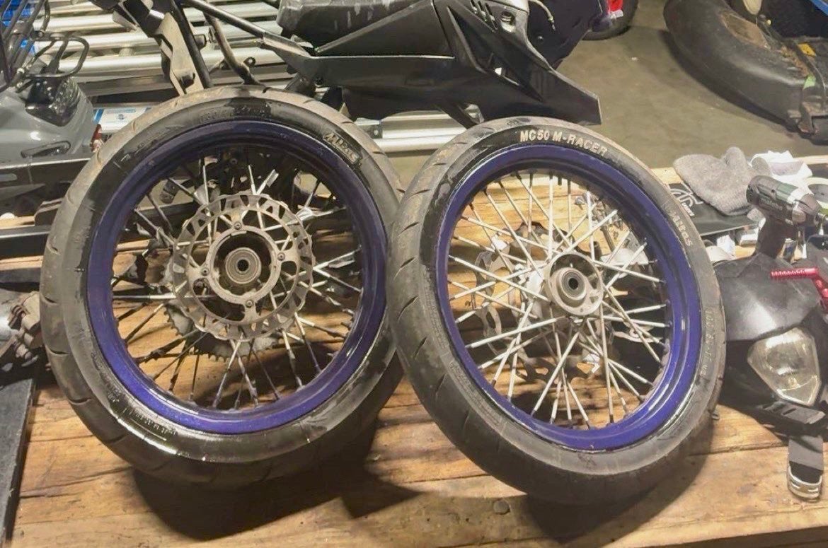 17 inch spaakvelgen beta rr 50, Motoren, Ophalen of Verzenden