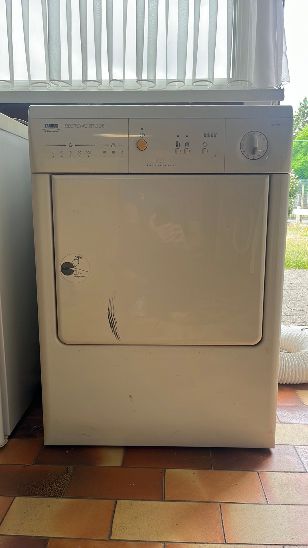 Droogkast zanussi, Elektronische apparatuur, Ophalen, Gebruikt, Voorlader