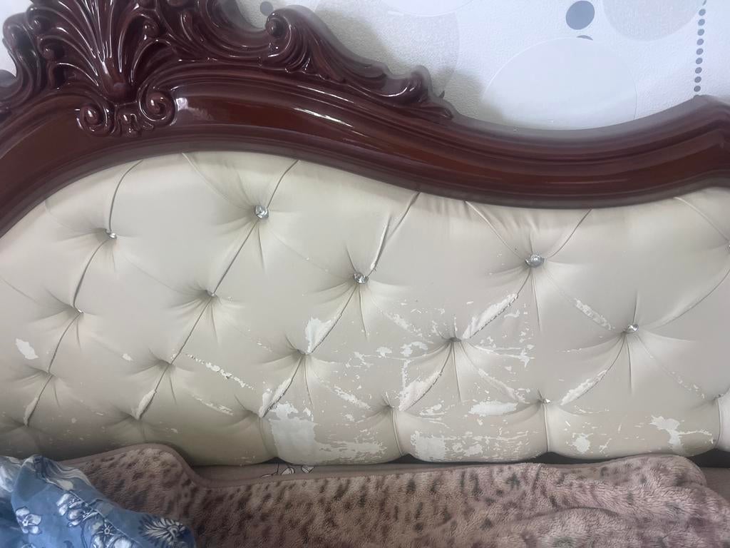 Slaapkamer kast 6 deuren met spiegel 2 nachtkastjes dressoir, Enlèvement