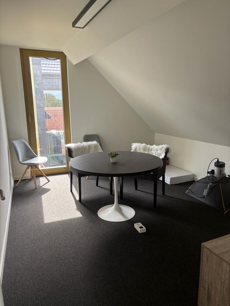 Ronde tafel, Huis en Inrichting, Tafels | Eettafels, Ophalen, 100 tot 150 cm, Rond, Zo goed als nieuw