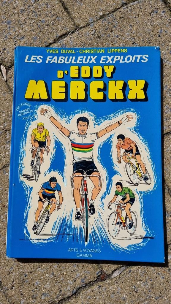 Eddy Merckx, Verzamelen, Ophalen of Verzenden, Overige figuren, Gebruikt, Boek of Spel
