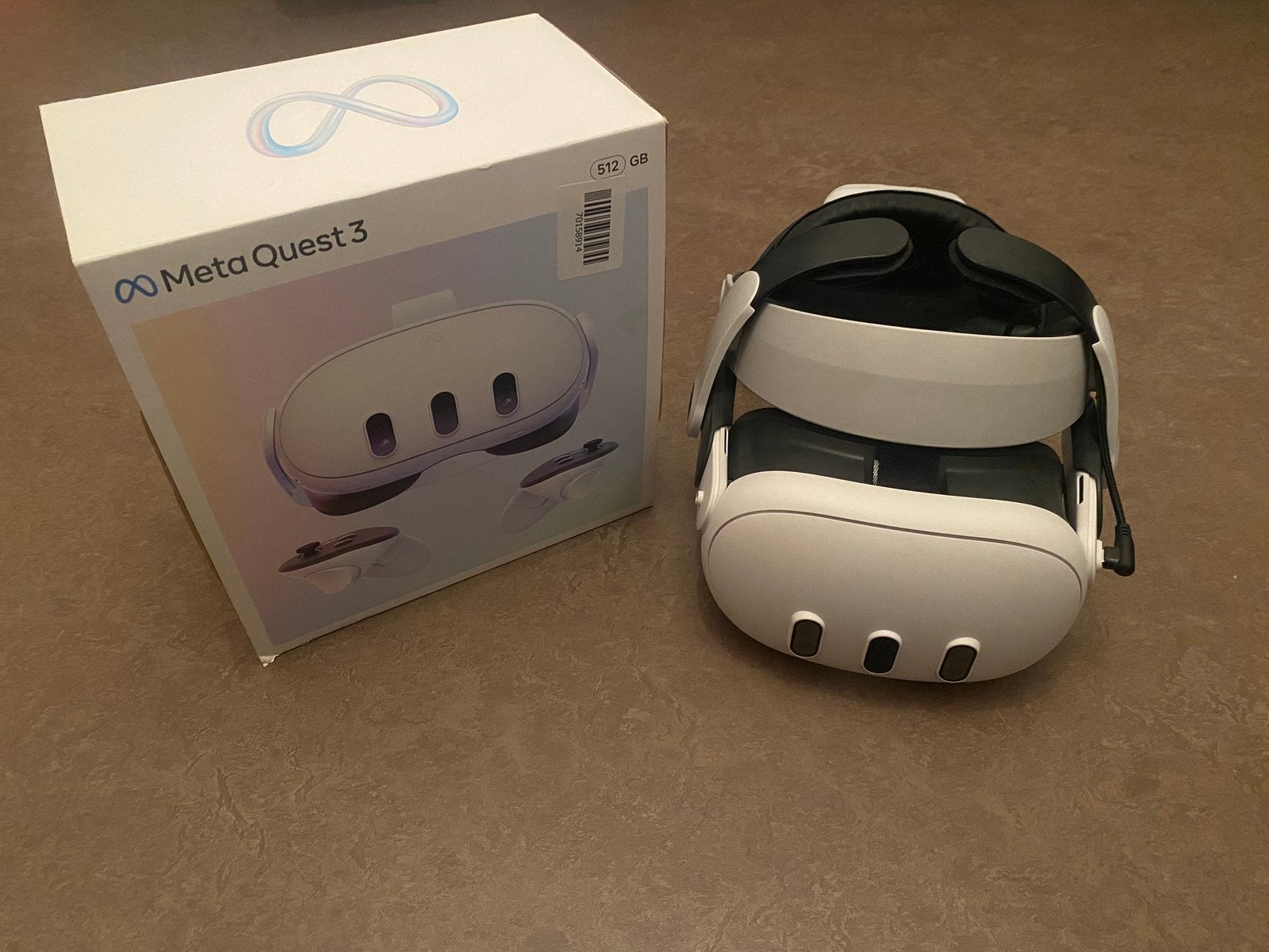 Meta Quest 3 512GB + BOBOVR M3 Pro Battery Strap, Ophalen, Zo goed als nieuw, VR-bril, Overige platformen