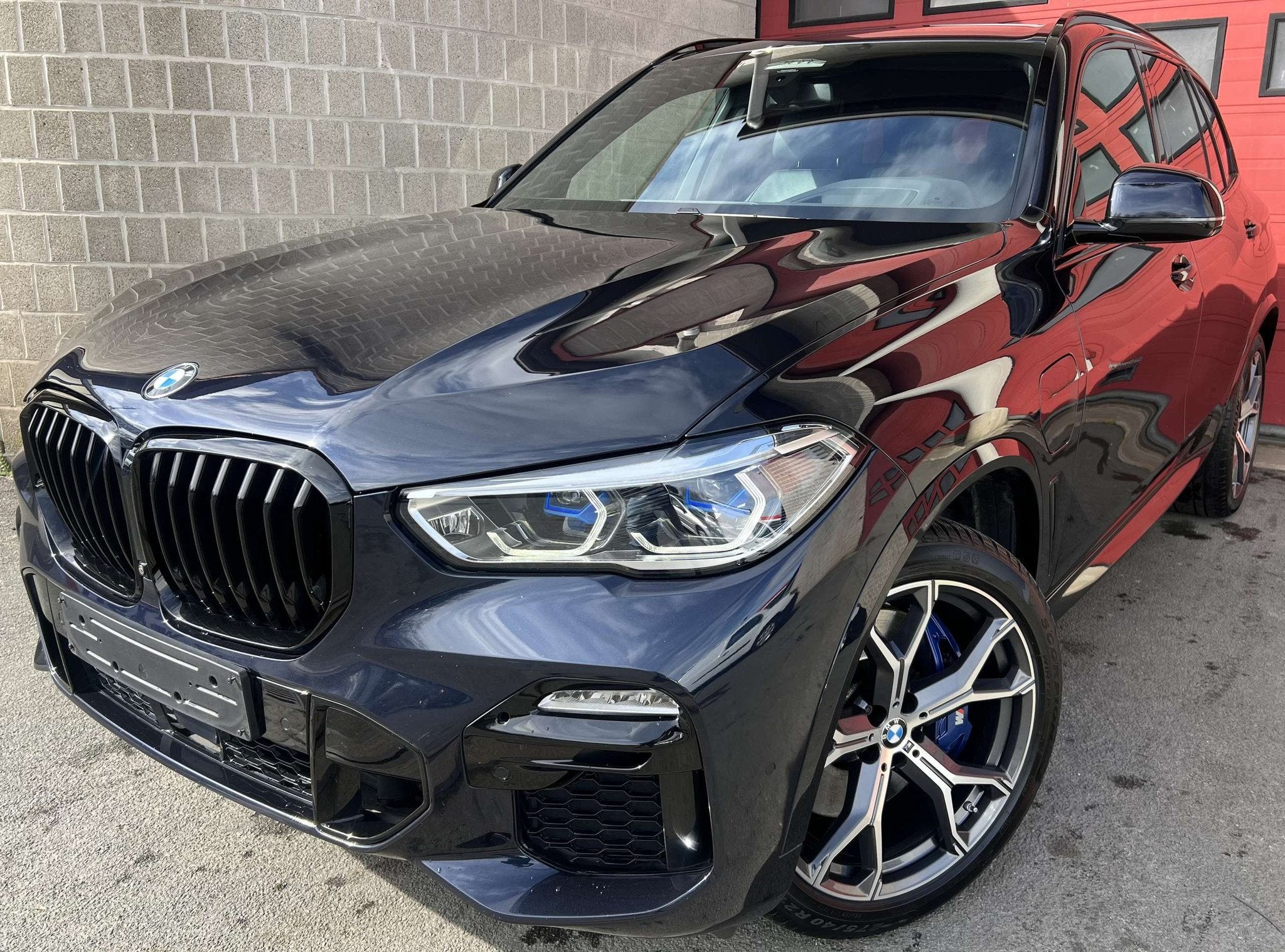 BMW X5 PHEV 3.0AS xDrive45e (36.735 € HTVA) FULL OPTIONS, Auto's, BMW, Gebruikt, Blauw, Leder, Bedrijf