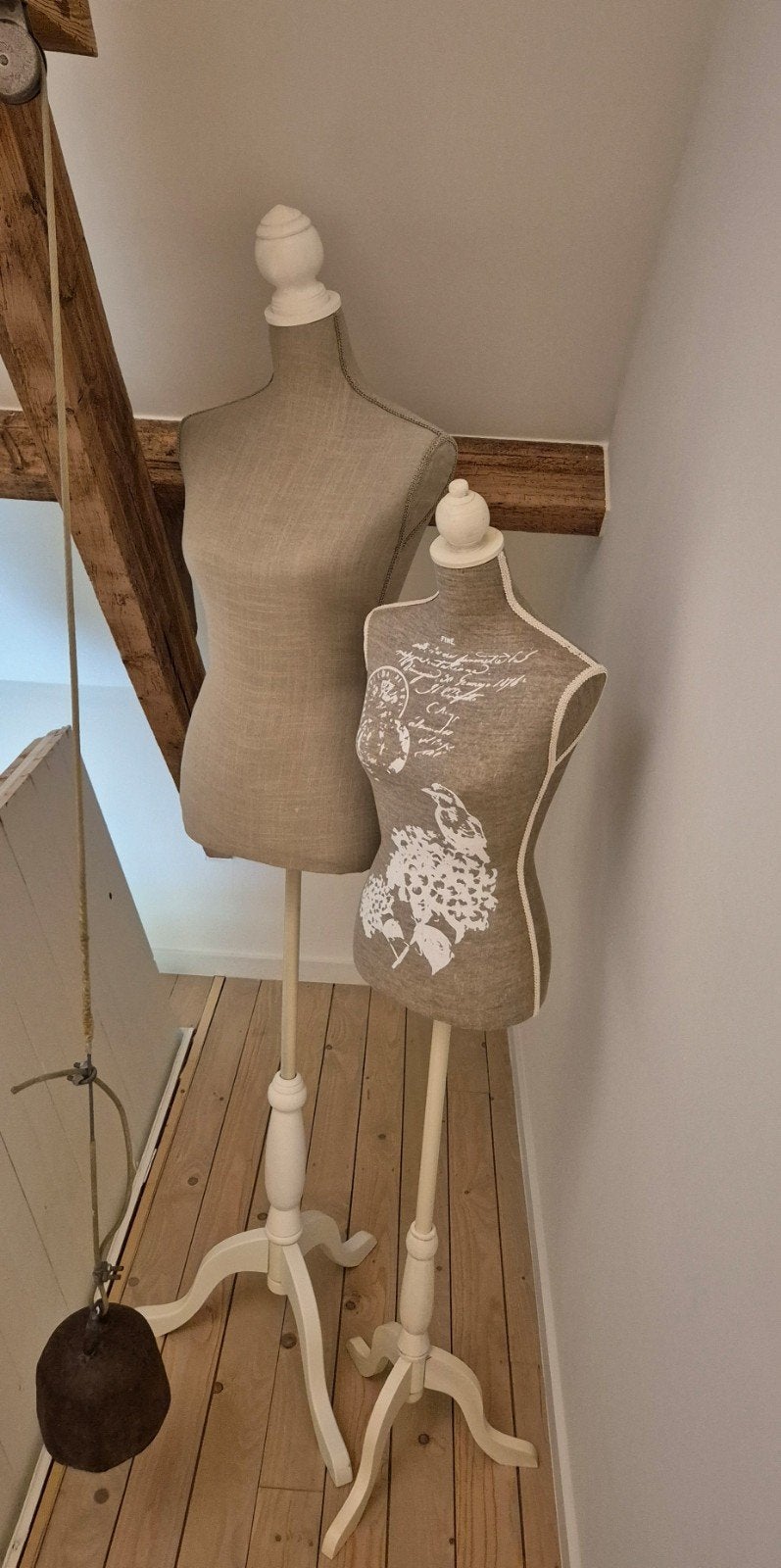 Set Dames Paspoppen / Bustes (Linnen & Print), Ophalen