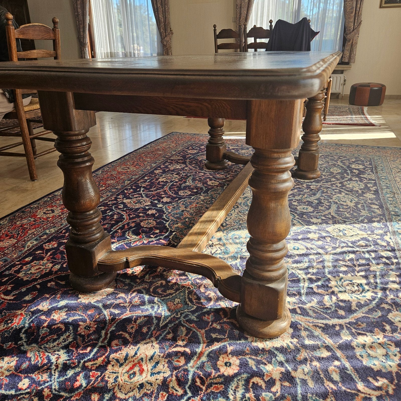 klassieke, antieke eiken kloostertafel, Ophalen