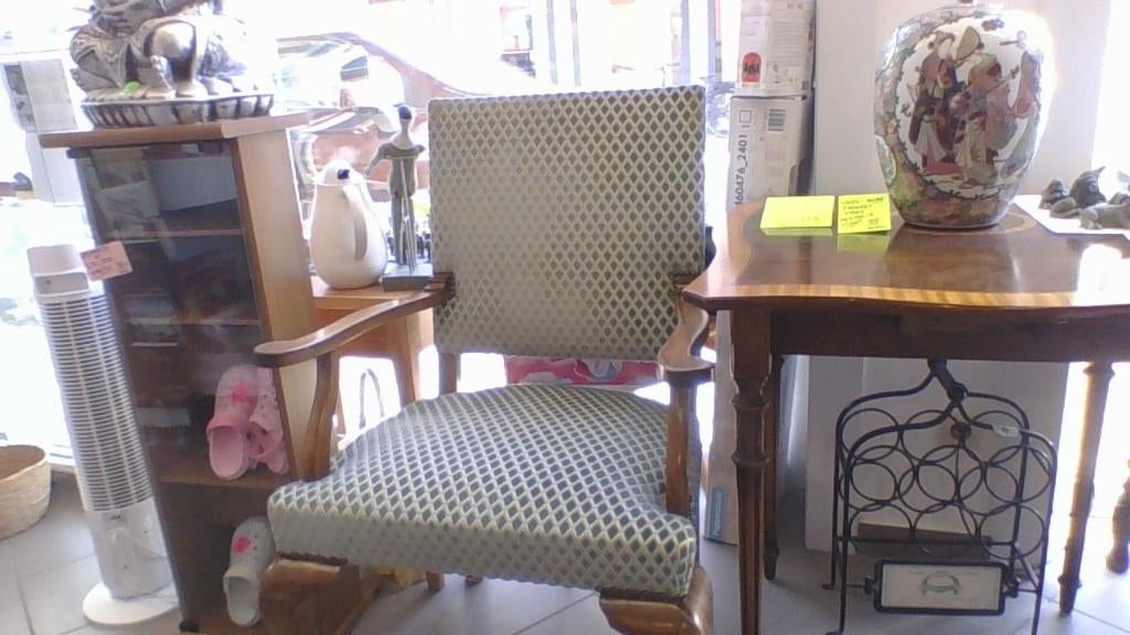 antieke zetels barokstijl met tafel uit 1950, Ophalen