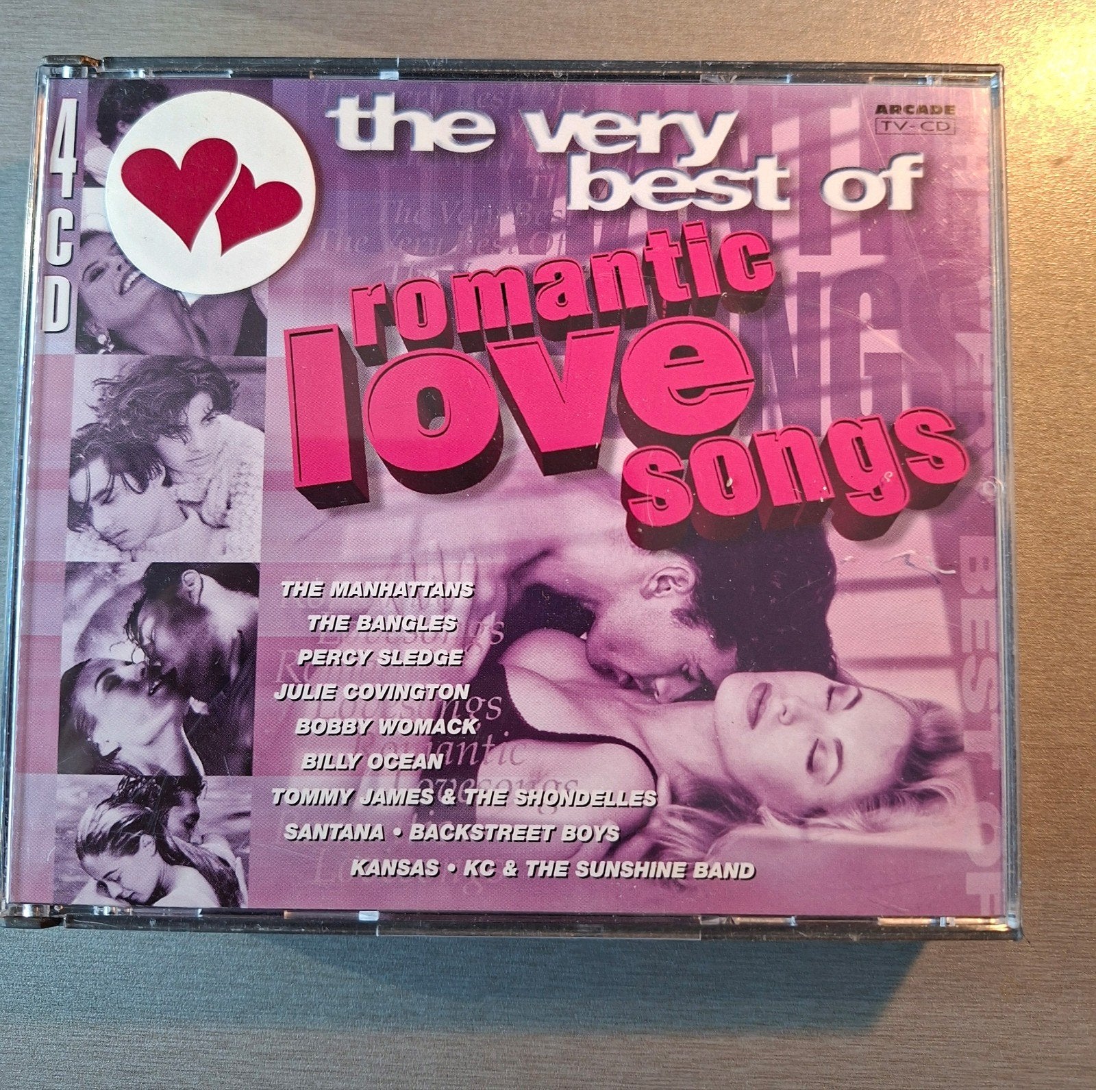 4cd box. The very best of romantic lovesongs (Arcade)., Enlèvement ou Envoi