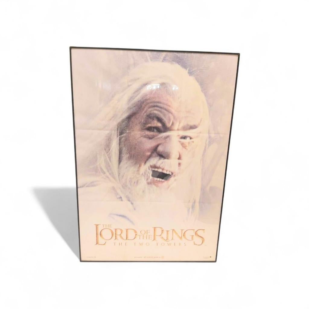 LORD OF THE RINGS - RETURN OF THE KING - GANDALF - FILMPOSTE, Verzamelen, Ophalen, Met lijst