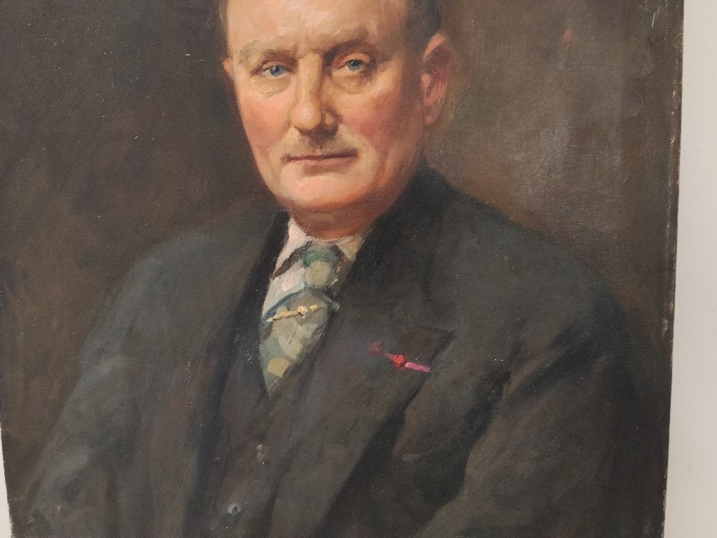 Peinture sur toile – Portrait d'homme – Signée J. Wolff, Antiek en Kunst, Kunst | Schilderijen | Klassiek, Olieverf, Doek, Gesigneerd