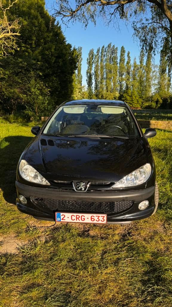 Peugeot 206 1.4 HDI prête à immatriculer, Auto's, Stof, Zwart, Zwart, Particulier