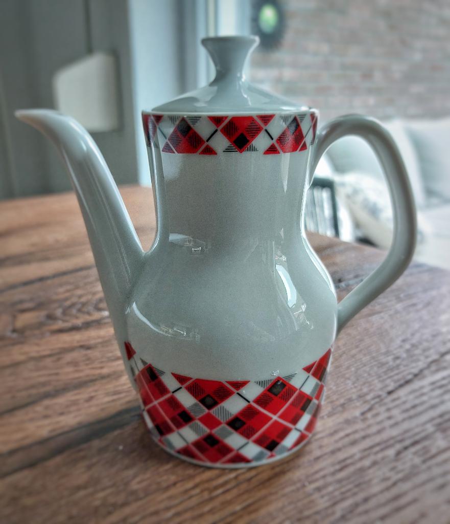 Vintage koffie-theepotje, Ophalen, Overige typen, Zo goed als nieuw, Overige stijlen