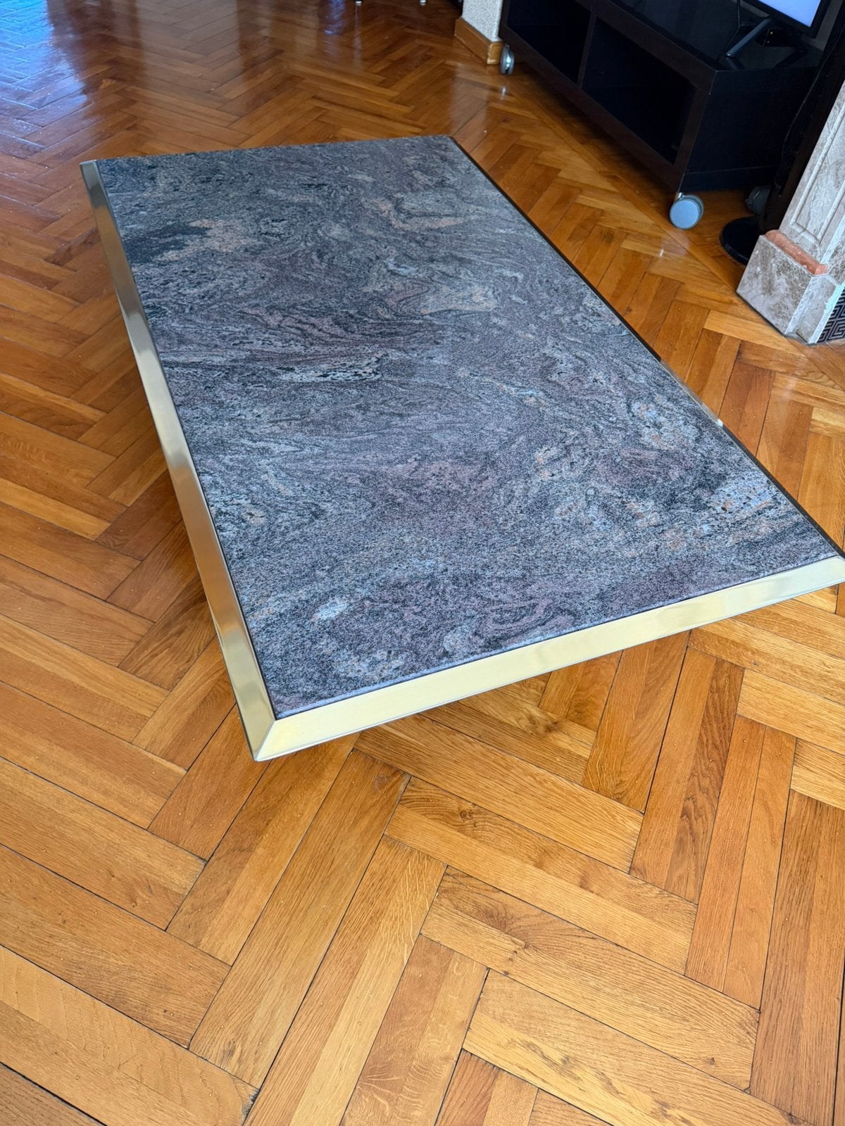 Table en granit massif – Très haut de gamme – Excellent état, Maison & Meubles, Enlèvement, Comme neuf