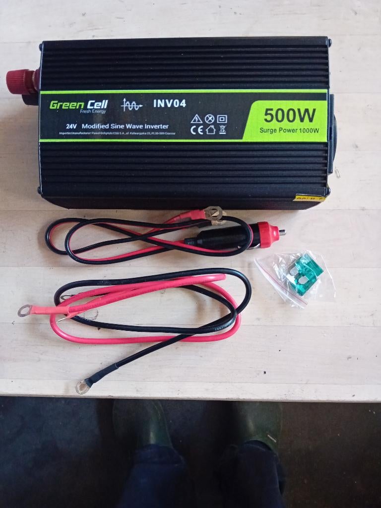 24V sinus omvormer, Ophalen of Verzenden, Zo goed als nieuw