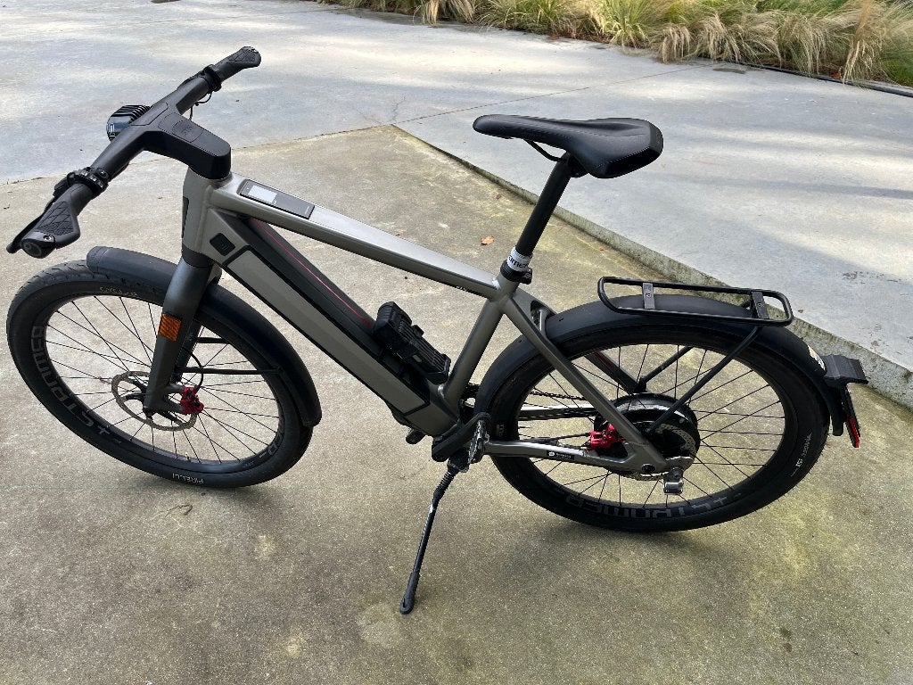 Stromer ST5 – maat L – 2020 – batterij volledig gereviseerd, Fietsen en Brommers, Ophalen, Gebruikt, 50 km per accu of meer, Stromer