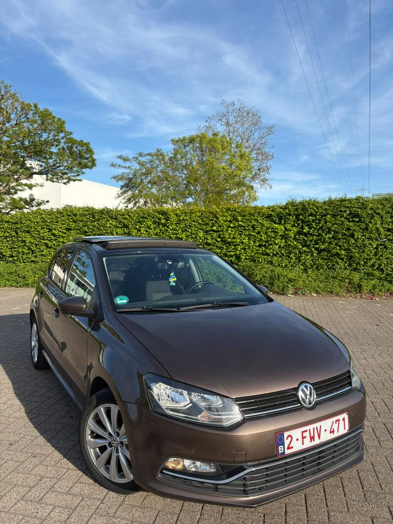 POLO 1.4 TDI DSG FULL OPTION 2015, Auto's, Volkswagen, Particulier, Polo, Diesel, Euro 6, Stadsauto, 5 deurs, Automaat, Bruin