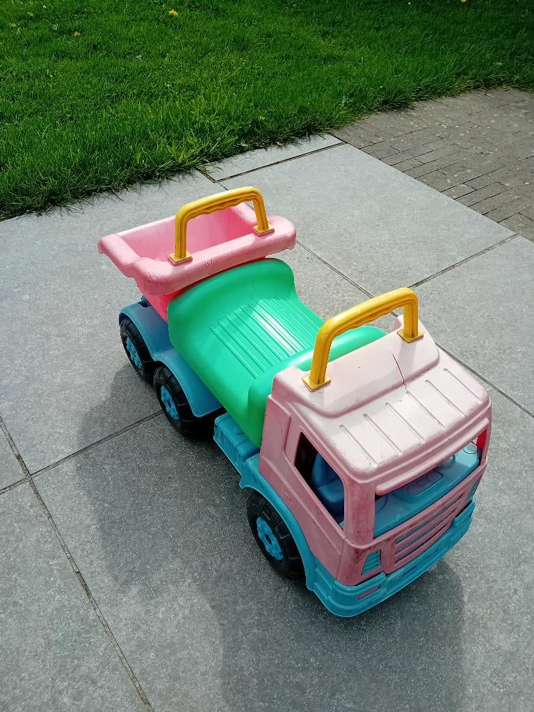 Grote plastic vrachtwagen / kiepwagen, Kinderen en Baby's, Ophalen, Gebruikt
