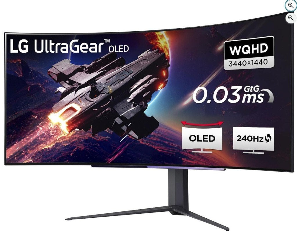 Ecran  LG Ultragear 45 pouces OLED 240 Hz - 45GR95QE-B, Informatique & Logiciels, Gaming, Autres types, Moins de 1 ms, Comme neuf