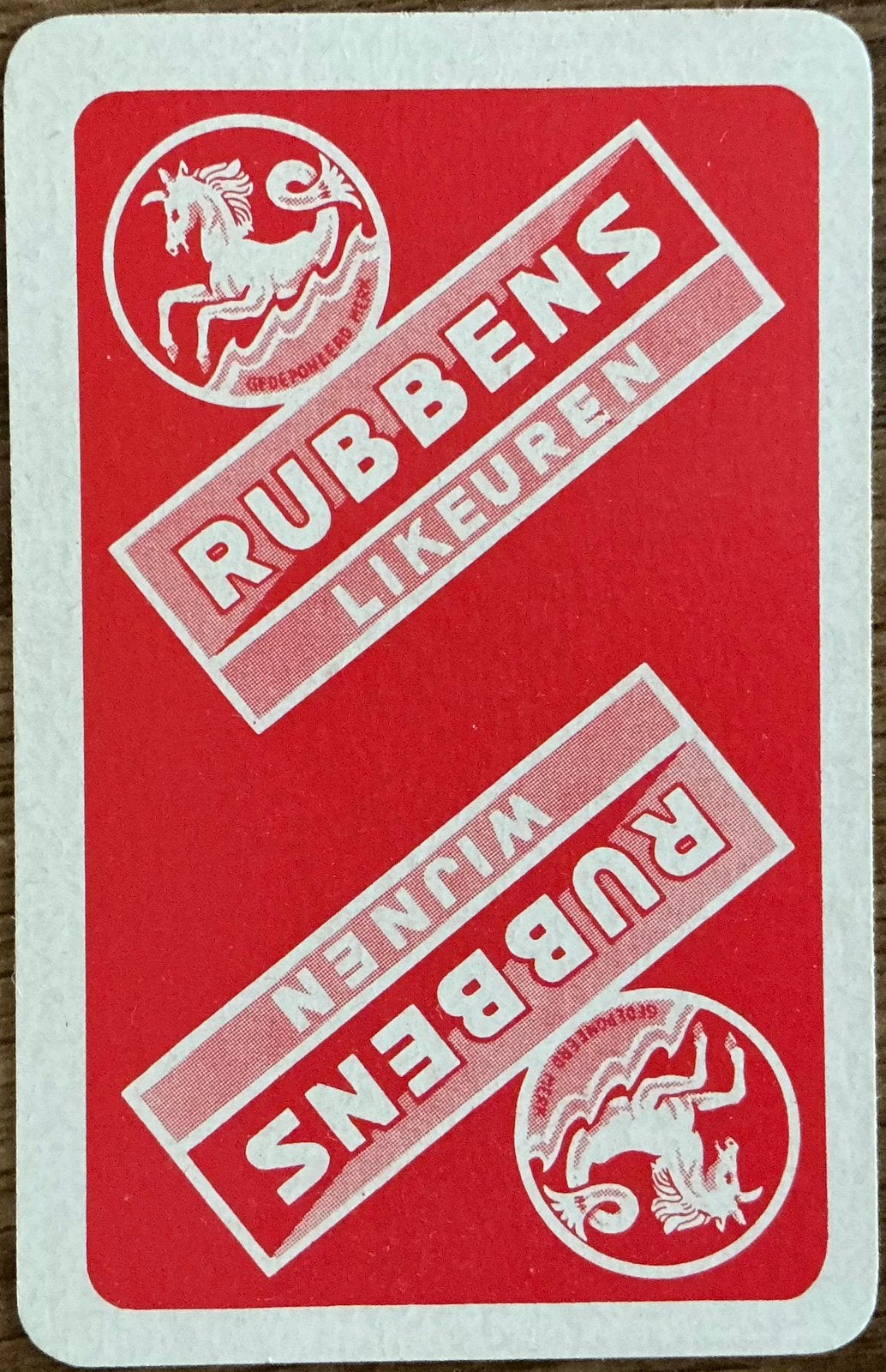 CARTES À JOUER LIQUEURS RUBBENS, Enlèvement ou Envoi, Comme neuf, Carte(s) à jouer