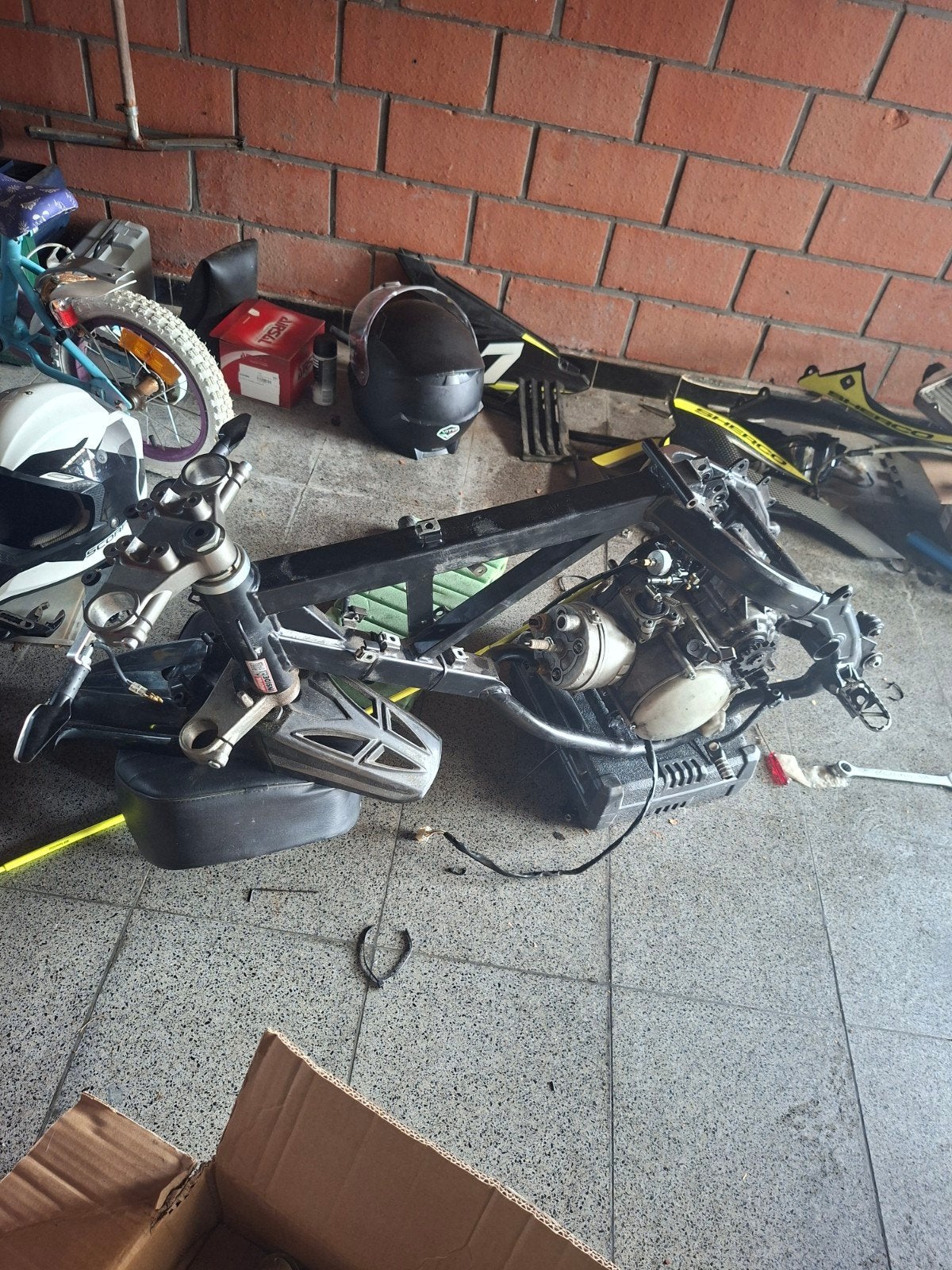frame sherco smr50 ( kan met of zonder blok), Fietsen en Brommers, Ophalen, Gebruikt, Frame