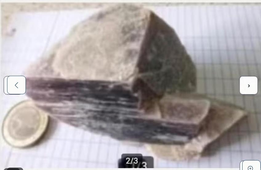 2 leuke gelaagd MUSKOVIET / LEPIDOLIET v 13 €, Ophalen of Verzenden