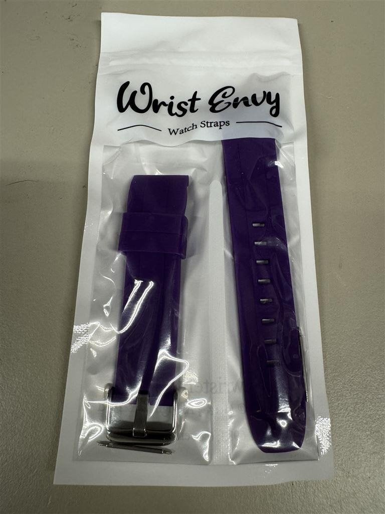 Horloge band - Curved End Watch Strap Band Premium Silicone, Bijoux, Sacs & Beauté, Enlèvement ou Envoi, Neuf