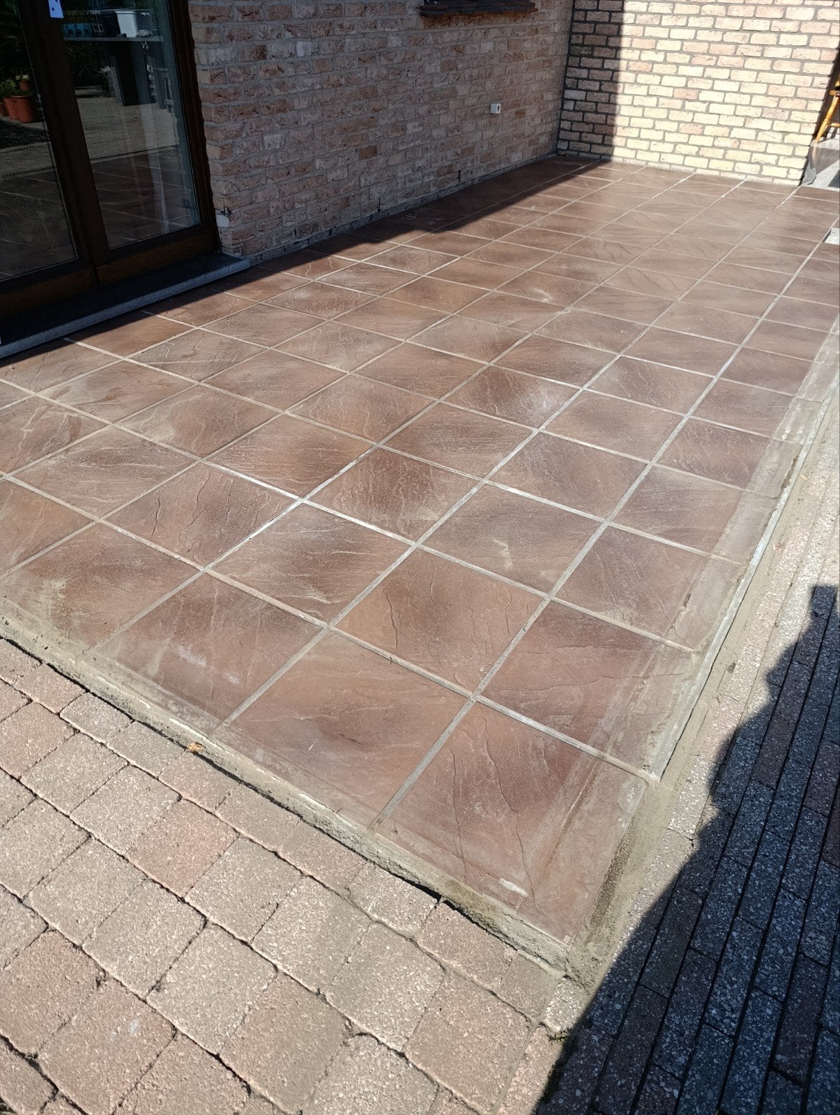 Carreaux Marlux 40x40x4 - 112 pièces, Tuiles de terrasse, Enlèvement, Utilisé, Autres matériaux