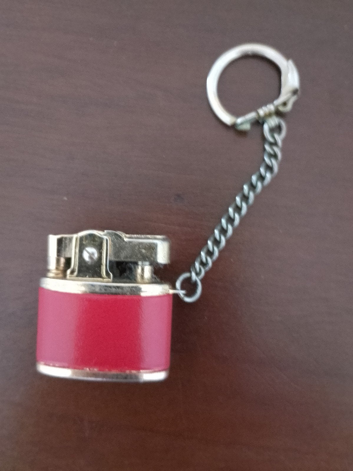 Vintage jaren 70 miniatuur aansteker, sleutelhanger, Verzamelen, Ophalen of Verzenden
