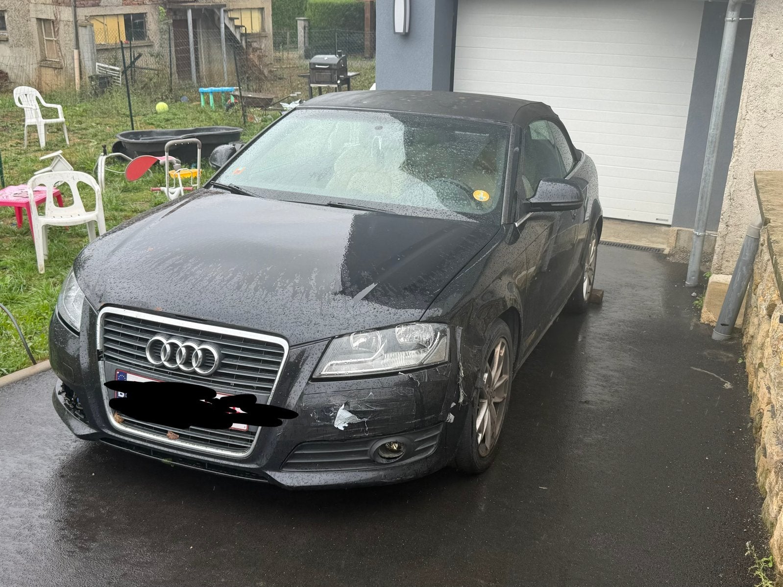 Audi a3 cabriolet, Cabriolet, Zwart, Particulier, Euro 4