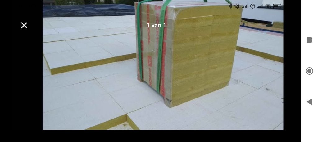 Isolatie rockwool rhinoxx 8, 12cm, Doe-het-zelf en Bouw, Isolatie en Afdichting, Ophalen, Nieuw, Steenwol, Muurisolatie