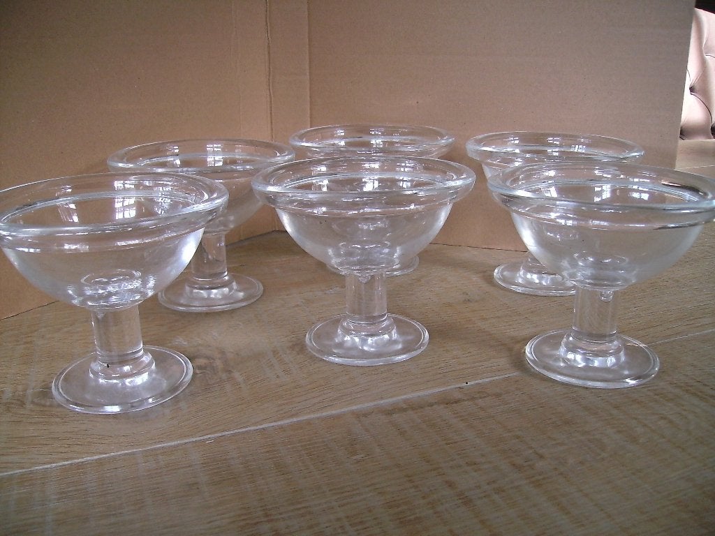 verschillende dessert kommetjes, Autres types, Enlèvement ou Envoi, Comme neuf, Verre