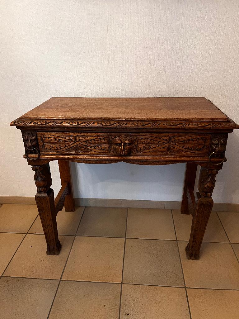 Houten tafeltje, Antiek en Kunst, Ophalen