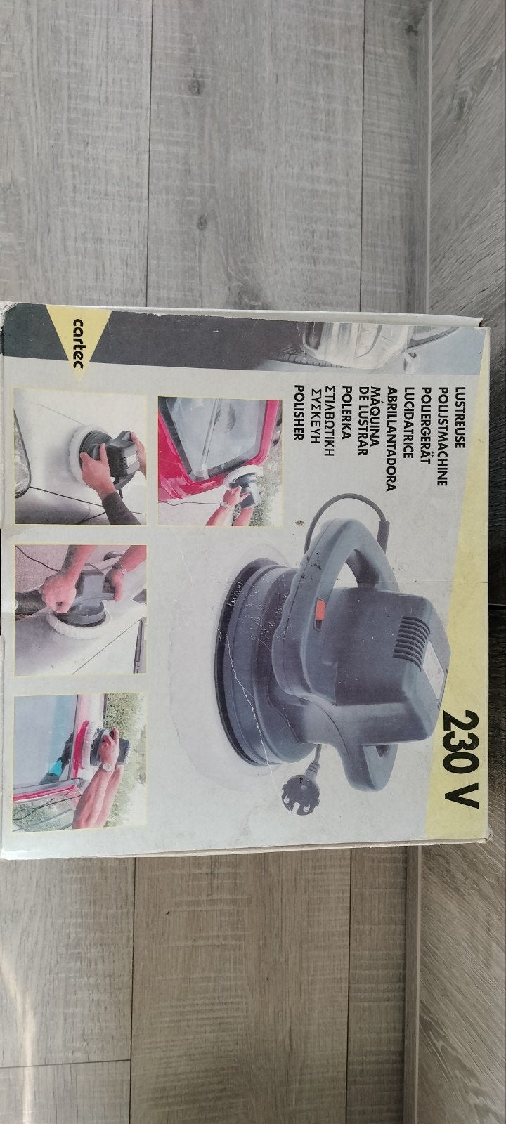 Polijstmachine van het merk Cartec, Ophalen