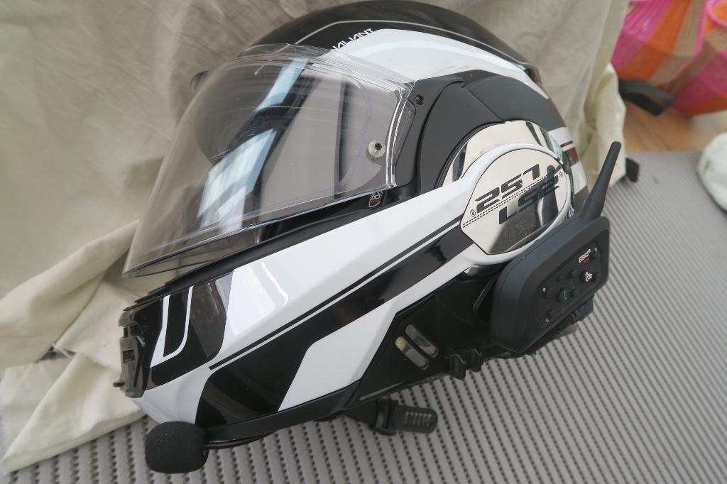 casque de moto LS2 taille L, Autres marques, Seconde main, Enlèvement ou Envoi, Casque système