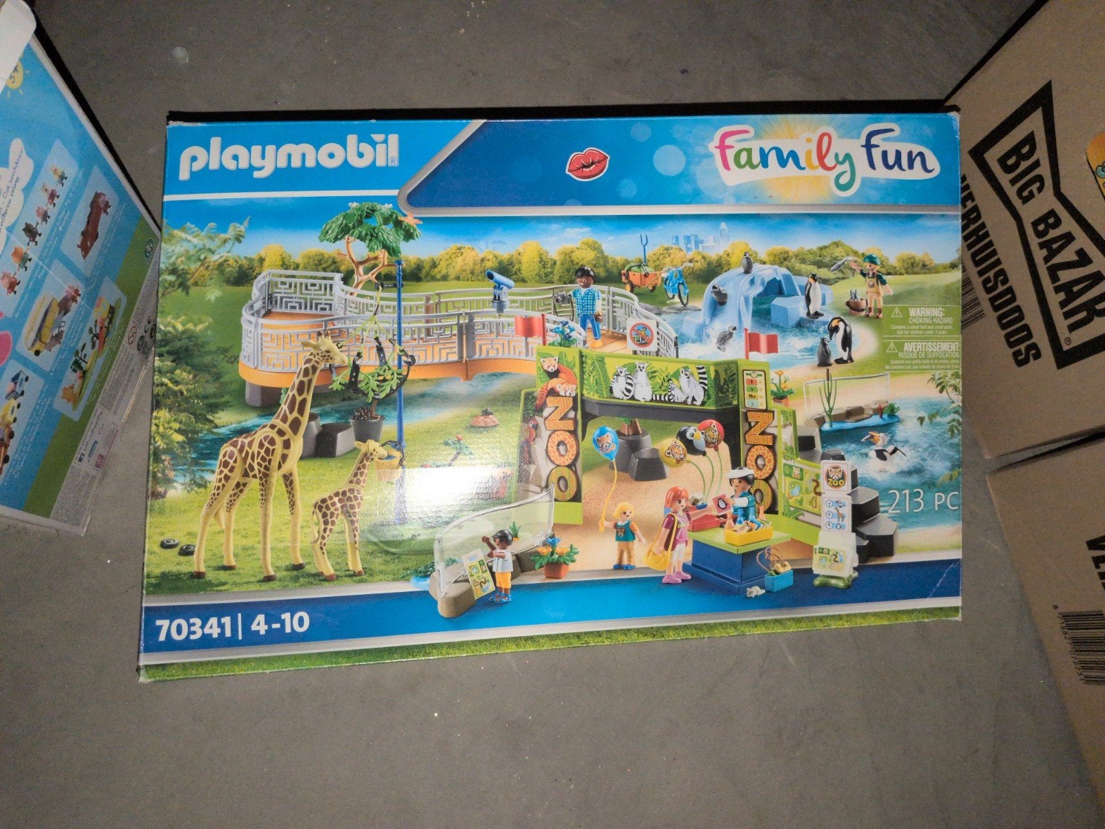 Playmobil zoo, Ophalen