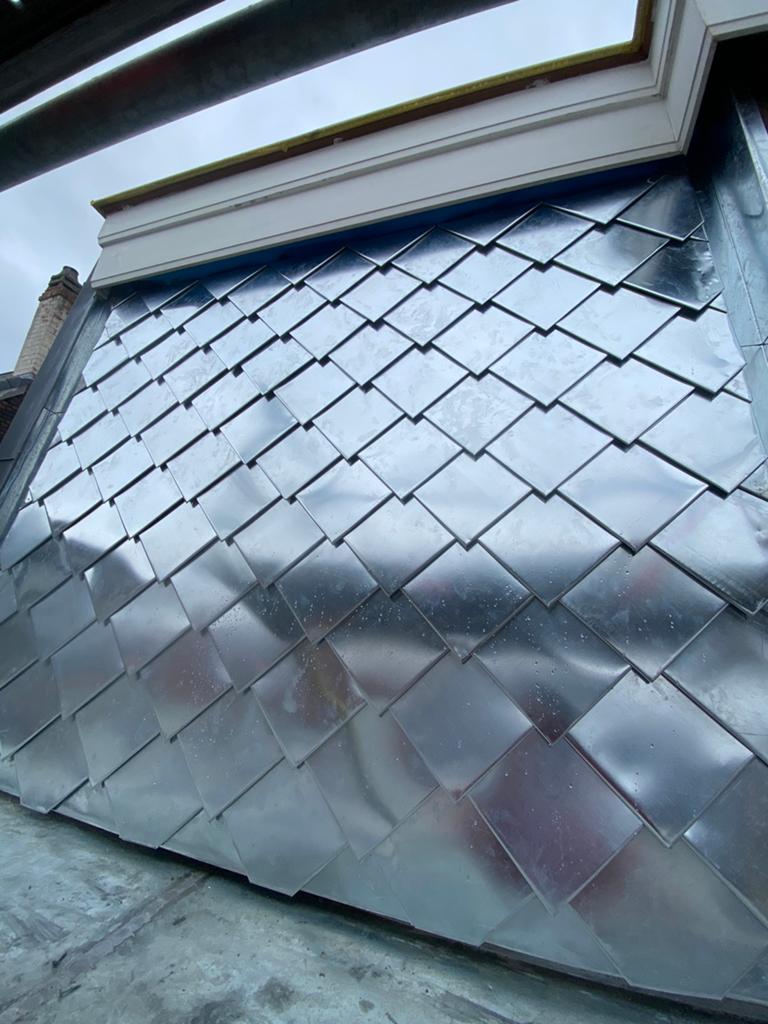 Dakwerken, zink/koper, resitrix, roofing, herstellingen, Pannen