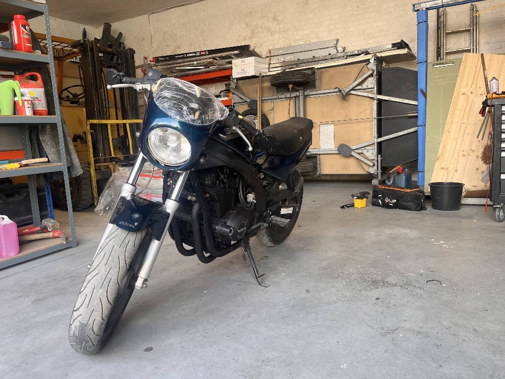 Custom Suzuki GS500 e, Occasion, 2 cylindres, Particulier, Permis Moto A2 minimum