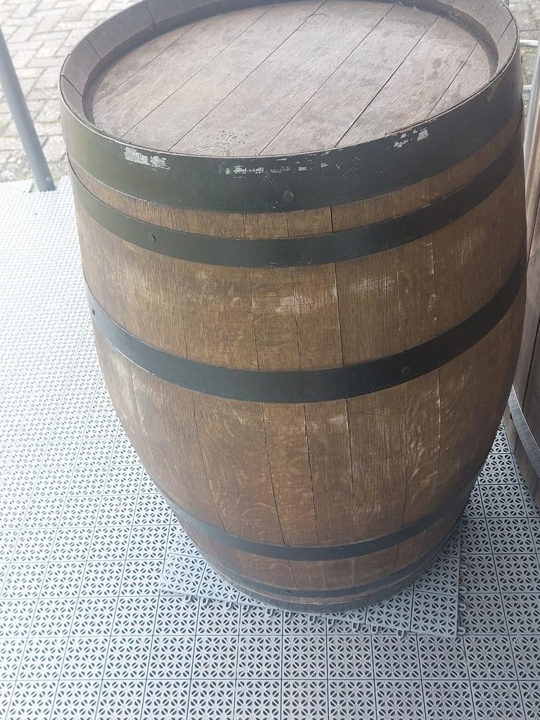 Mooi houten wijnton, Tuin en Terras, Ophalen