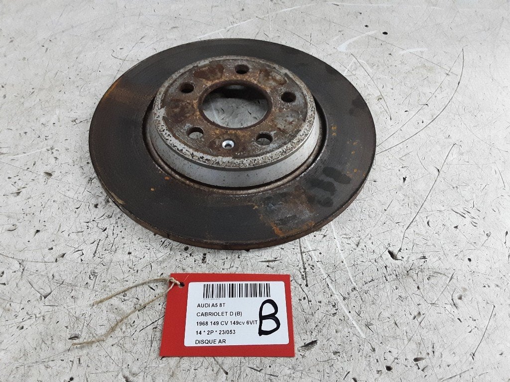 FREIN DISQUE ARRIÈRE Audi A5 Cabrio (8F7) (01-2009/12-2017), Autos : Pièces & Accessoires, Mevr. I. Hauben, Audi, Utilisé, Rue de l'Espoir 34 34
4030  GRIVEGNÉE, BE