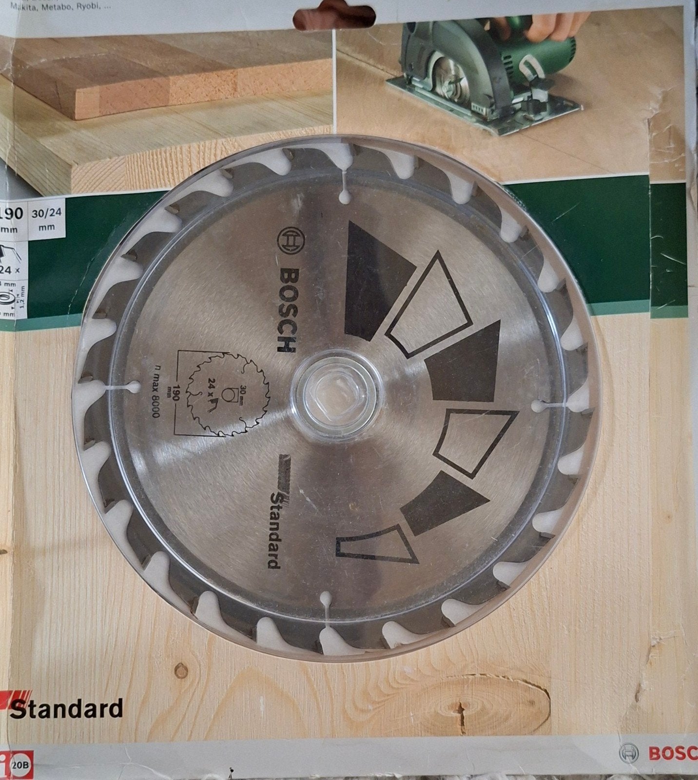 Hardmetalen cirkelzaagblad., Doe-het-zelf en Bouw, Gereedschap | Zaagmachines, Ophalen of Verzenden, Nieuw, Cirkelzaag, Bosch Professional