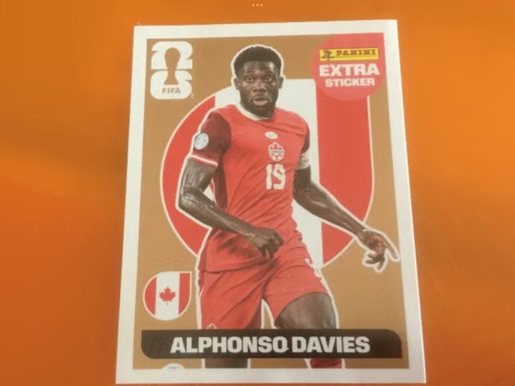 Extra sticker alphonso davies, Ophalen, Sticker