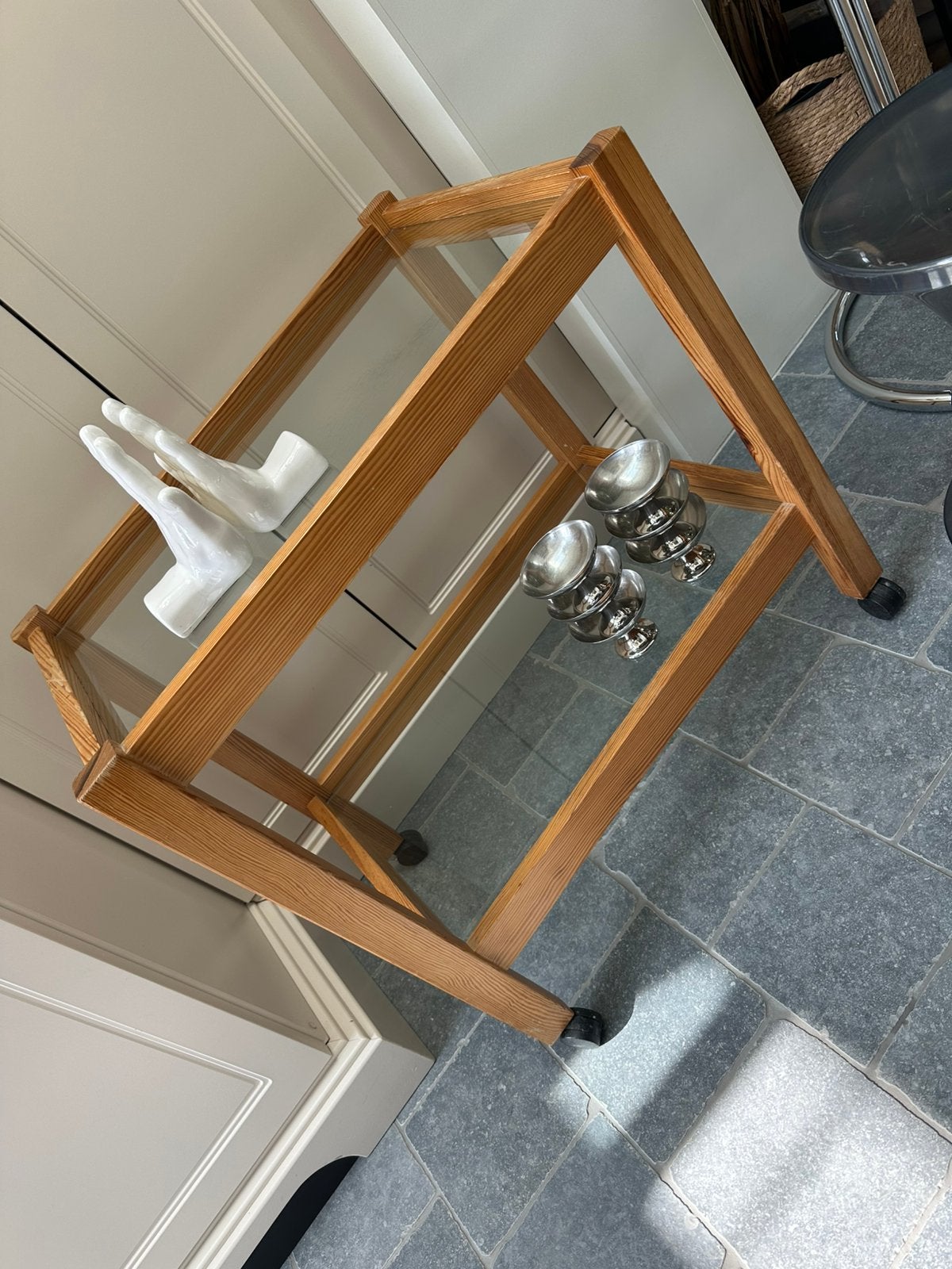 Vintage IKEA trolley, bijzettafel, rolwagen…., Ophalen, Huis en Inrichting