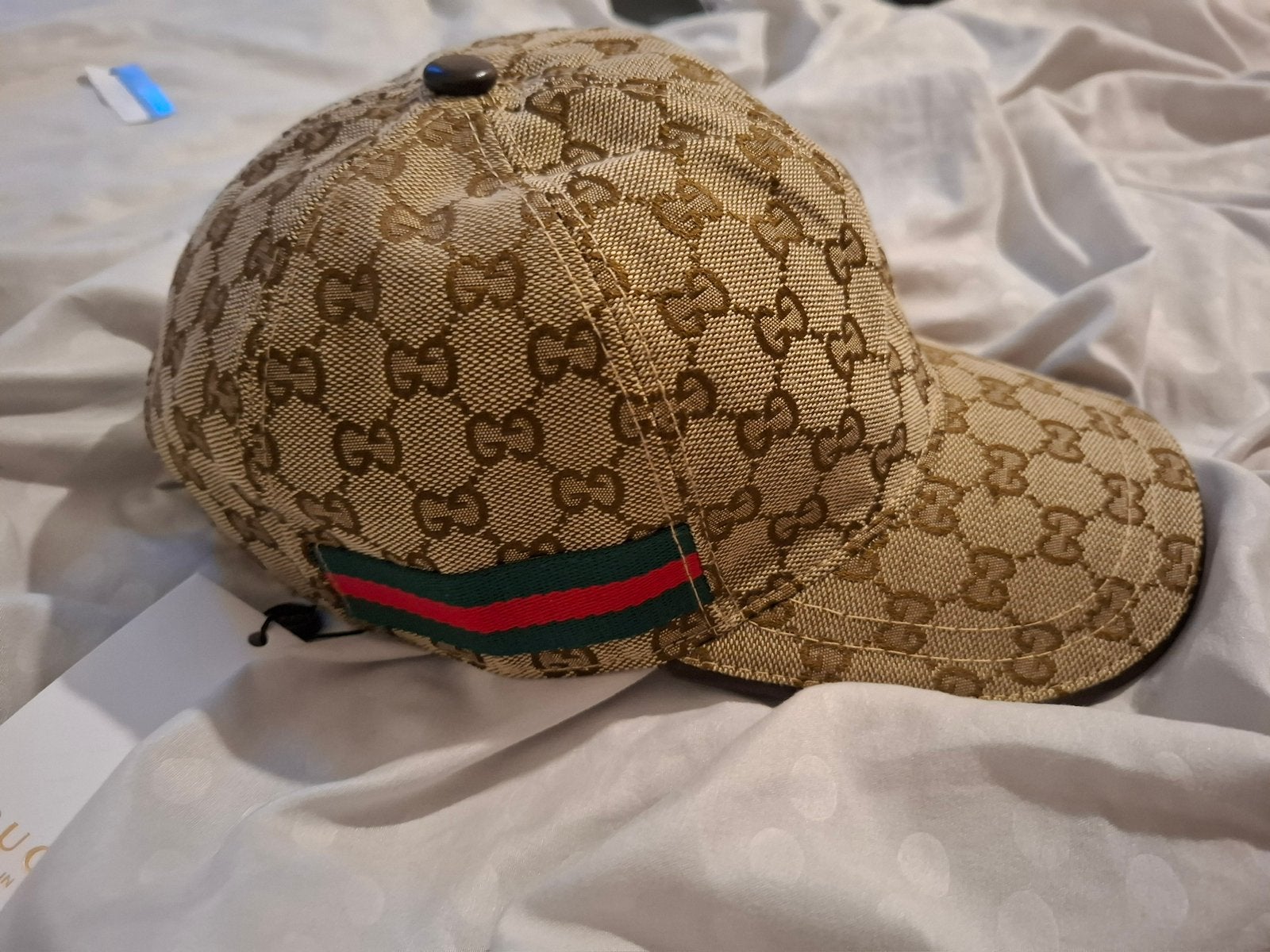 Casquette gucci beige 1.1 | Taille M, Enlèvement, Comme neuf, 57 cm (M, 7⅛ pouces) ou moins, Casquette