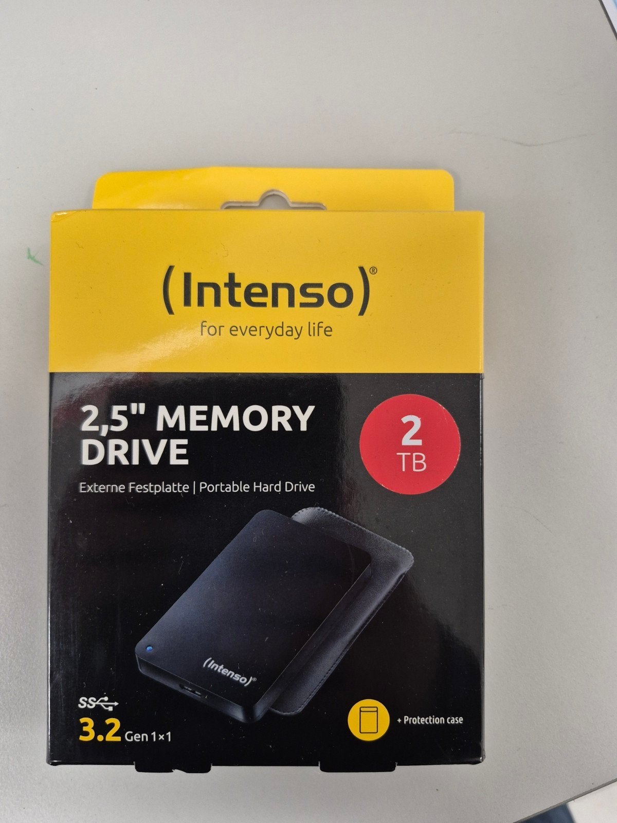 disque dur intenso 2.5 2 Terra, Informatique & Logiciels, Neuf, Enlèvement ou Envoi, SSD, Externe