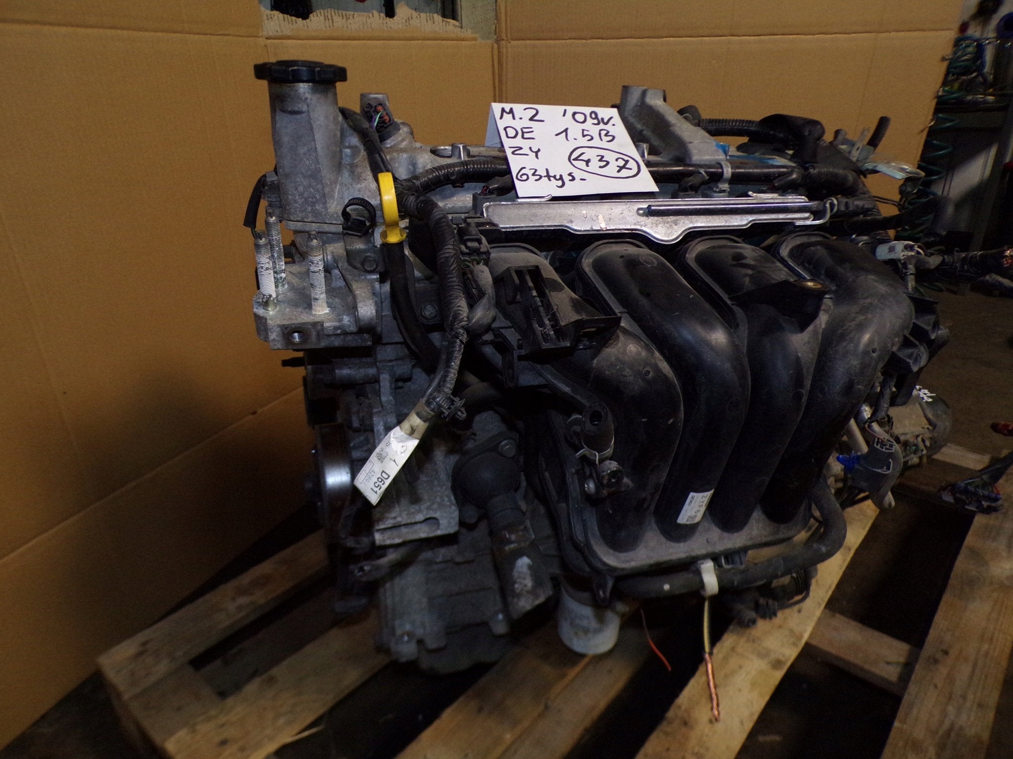 Moteur ZY66 Nu MAZDA 2, Envoi, Utilisé, Daihatsu
