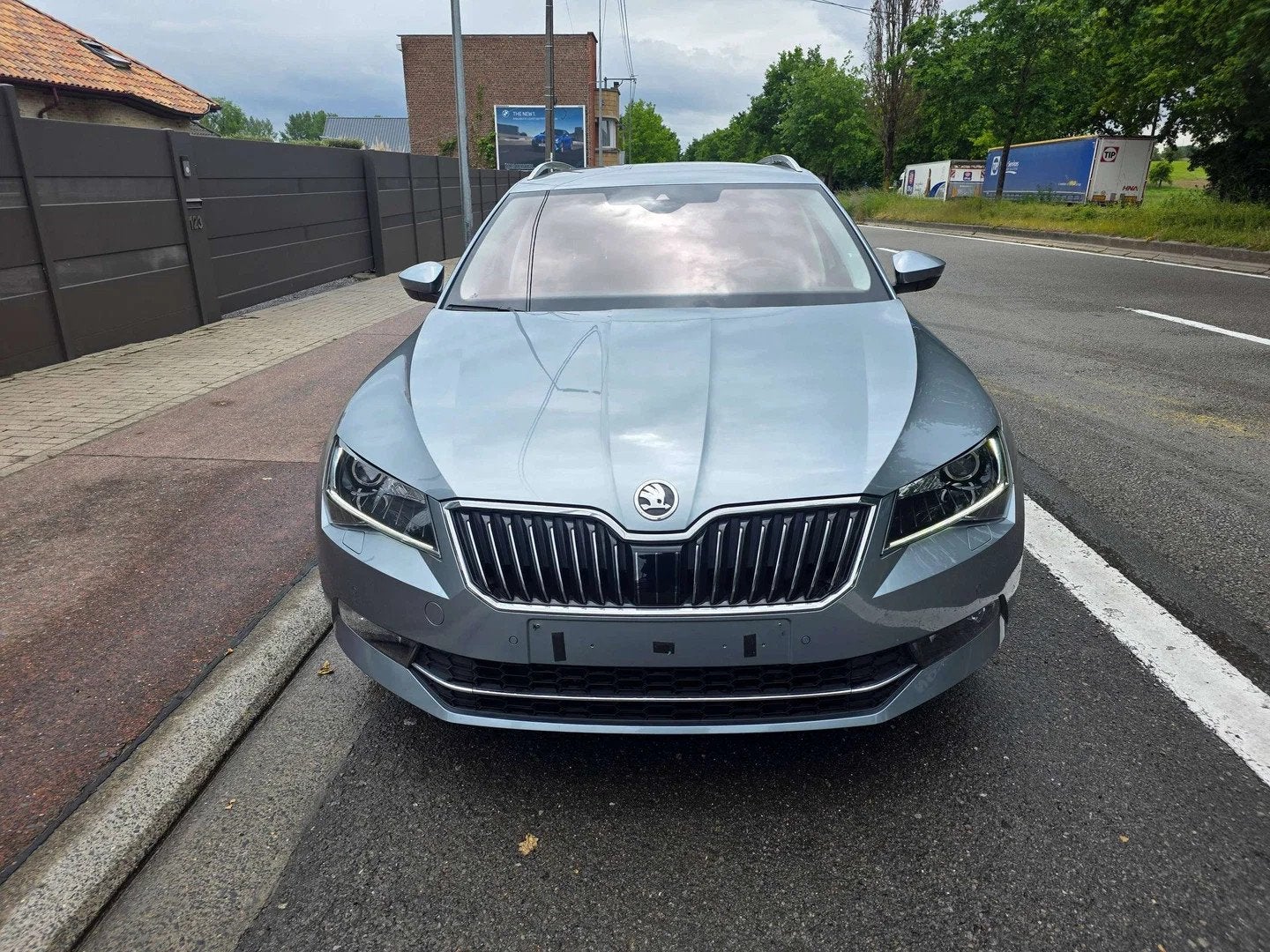Skoda Superb Combi 1.5 TSI ACT DSG 2019' 1EIG. 71000KM FUL, Cuir, Argent ou Gris, Achat, Entreprise