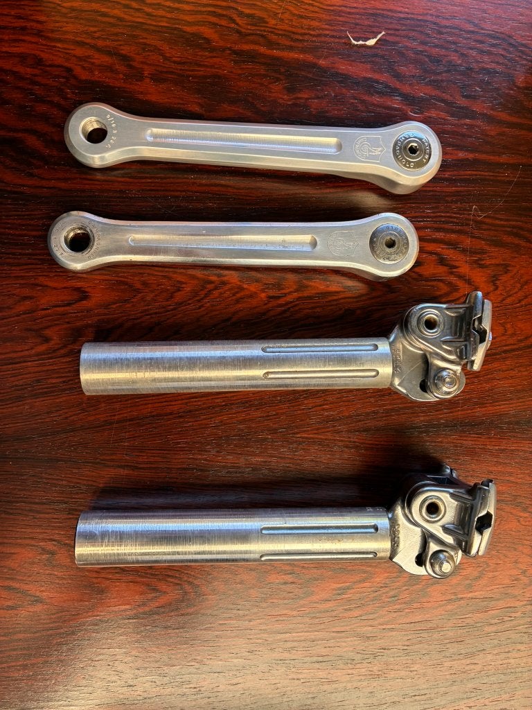 LOT Vintage Campagnolo, Shimano 600, etc, Fietsen en Brommers, Ophalen, Nieuw, Crankstel of Pedalen, Campagnolo